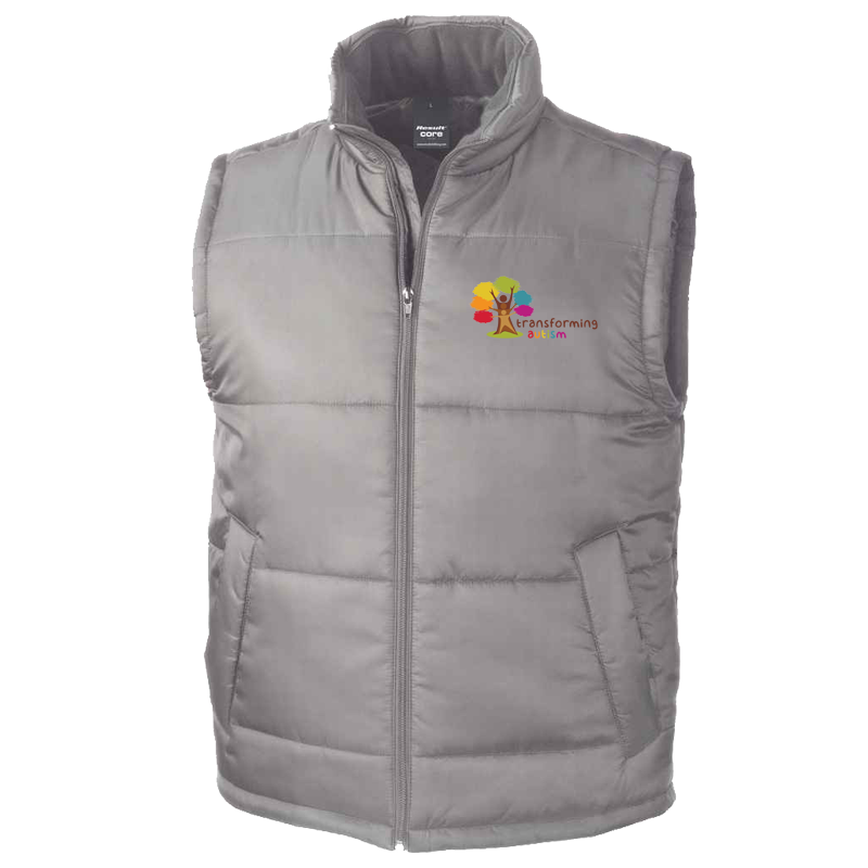 Transforming Autism Core Padded BodyWarmer - Embroidered